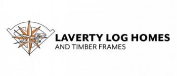 Company logo for Laverty Log Homes & Timber Frames